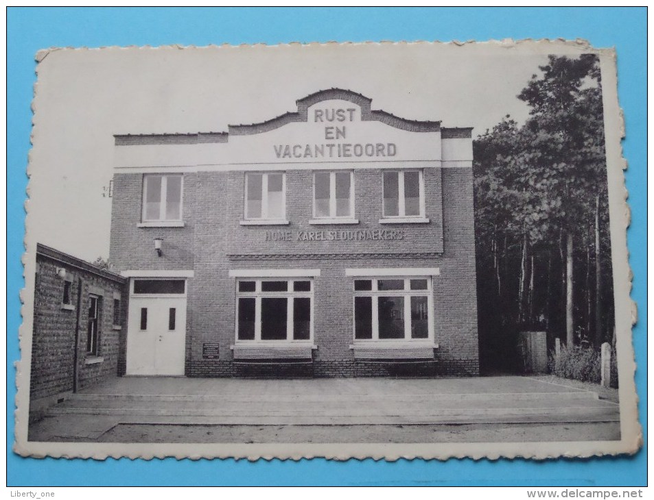 Rust En Vacantieoord Home " Karel Slootmaekers " Voorgevel () Anno 1960 ( Voir/zie Foto Voor Details ) !! - Nijlen