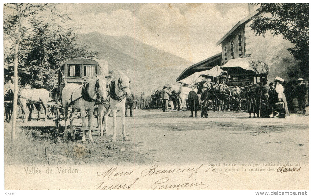 SAINT ANDRE LES ALPES(ALPES DE HAUTE PROVENCE) - Autres & Non Classés