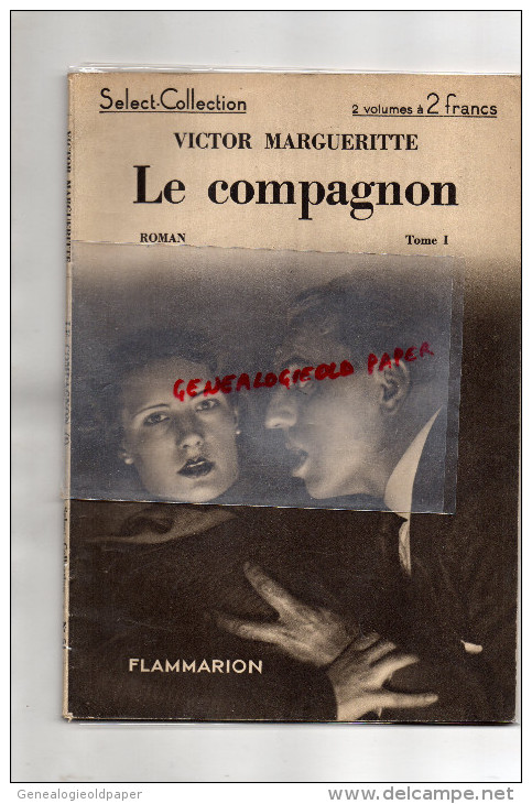 ROMAN AVENTURES - LE COMPAGNON- VICTOR MARGUERITTE- FLAMMARION N° 15- NU-NUDE- 1935 - Adventure