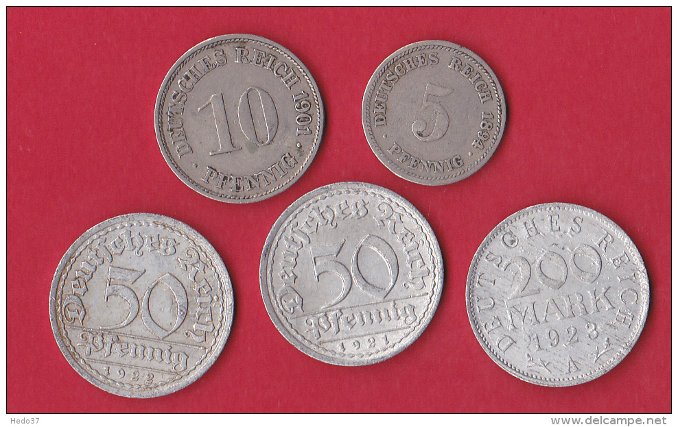 Allemagne - Lot De 5 Monnaies - Verzamelingen
