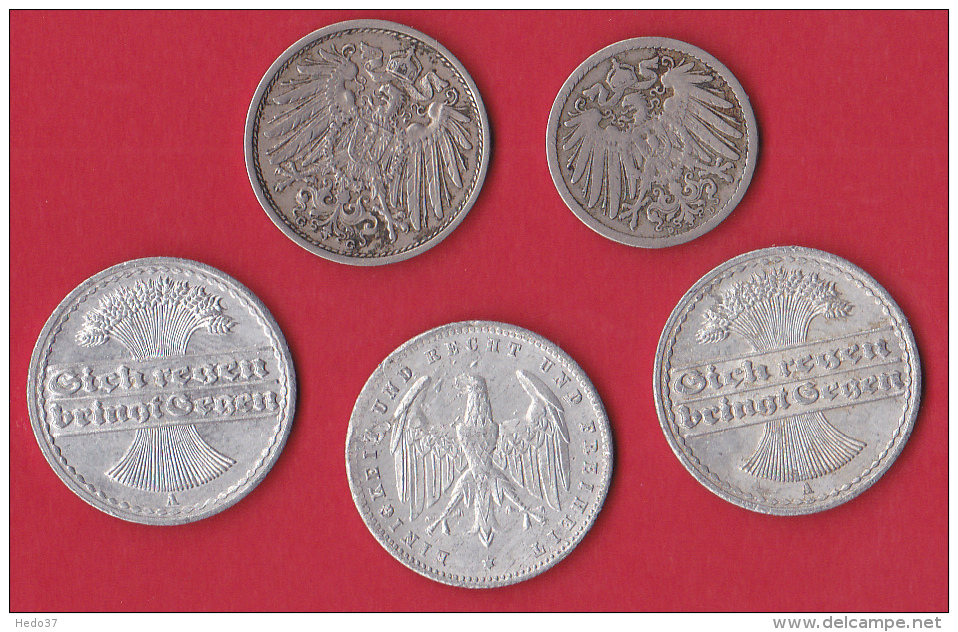 Allemagne - Lot De 5 Monnaies - Collections