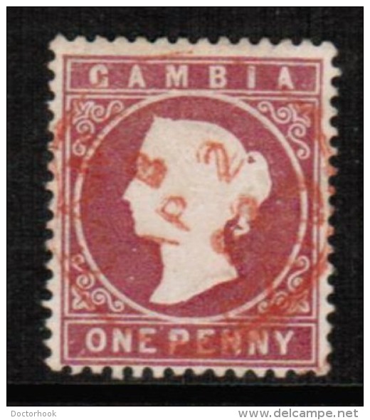 GAMBIA  Scott  # 6 VF USED - Gambie (...-1964)