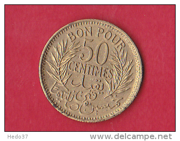 Tunisie - 50 Centimes 1364/1945 - Pick N°246 - SUP - Tunisie