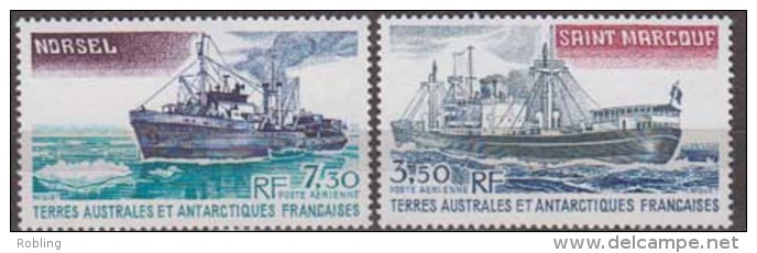 Antarctic.T.A.A.F.1980.Ships.Michel.155-56.MNH.22164 - Andere & Zonder Classificatie