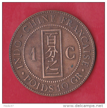 Indochine 1 Centime 1892  - Pick N°1 - SUP - Viêt-Nam