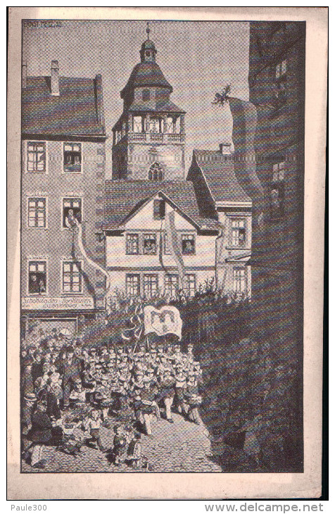 Eschwege - Festpostkarte Eschweger Johannisfest - Maienzug - Eschwege