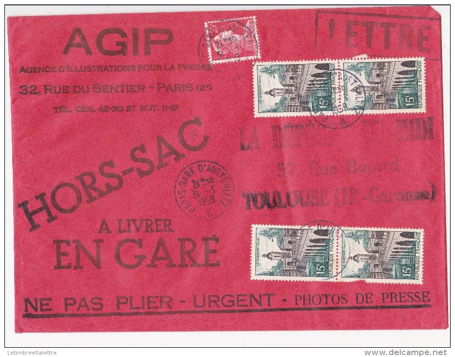 Hors-sac "la Dépeche Du Midi" - Tarifs Postaux