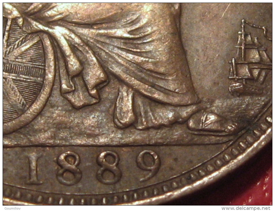 Grande-Bretagne - UK - Half Penny 1889 Victoria 3296 - C. 1/2 Penny