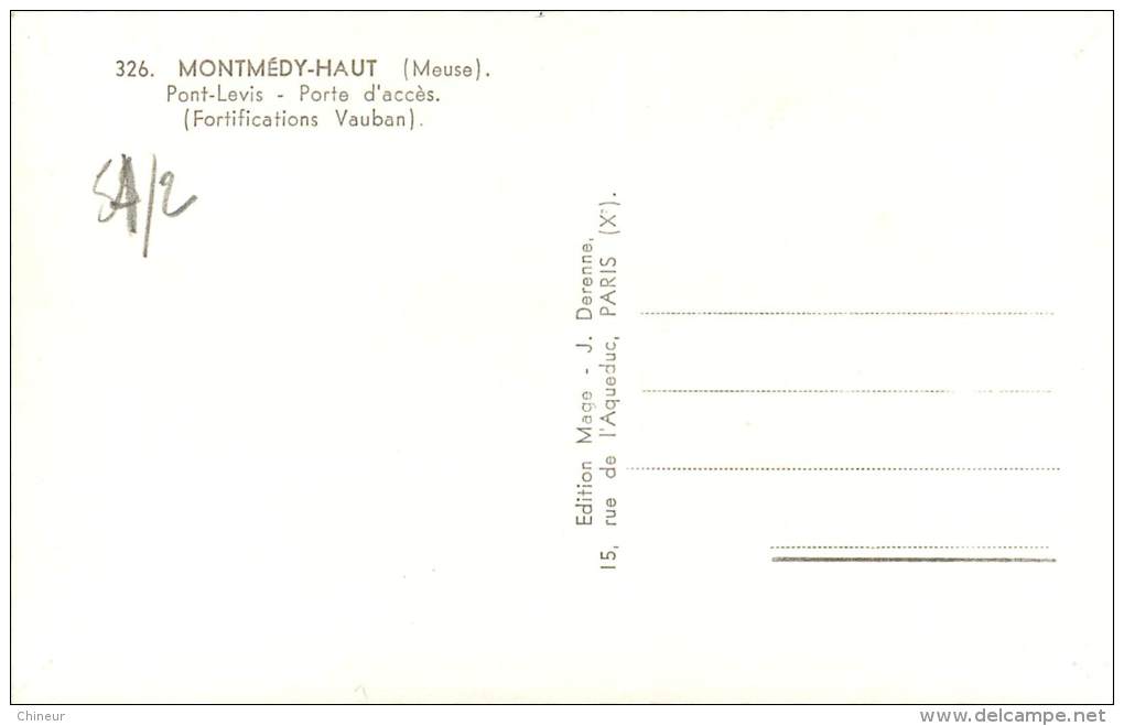 MONTMEDY HAUT PONT LEVIS - Autres & Non Classés