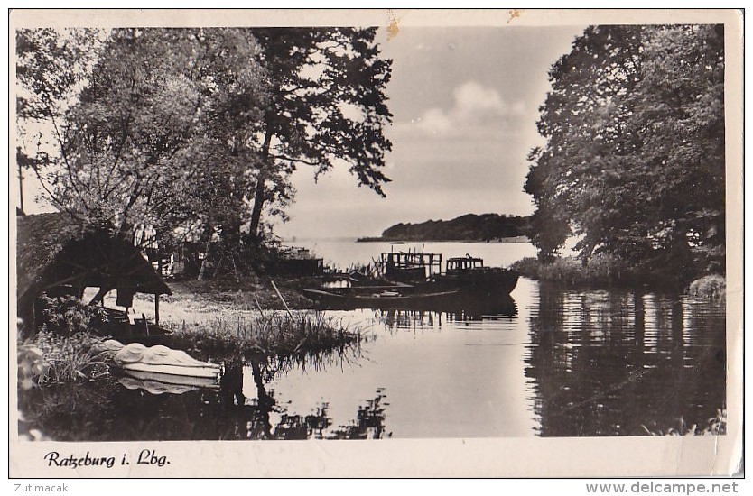 Ratzeburg 1953 Stempel Grabau Uber Bad Oldesloe - Ratzeburg