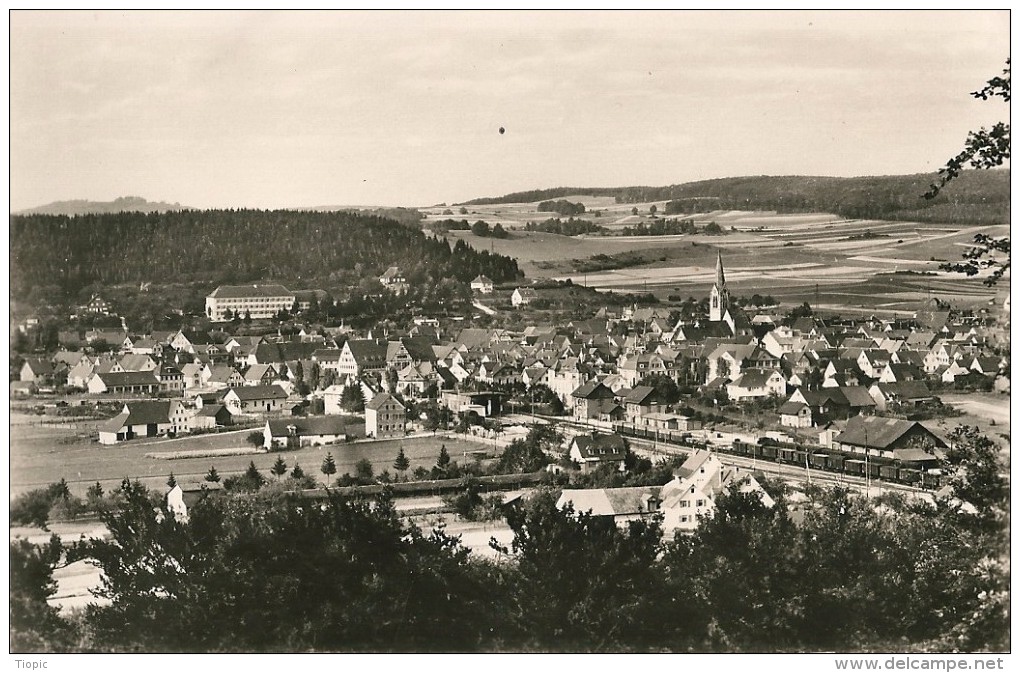 MUENSINGEN      -    ALLEMAGNE   -          Vue  Générale  Sur  La  Ville   .         Carte  Photo - Münsingen