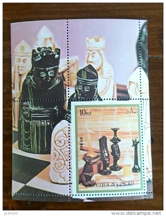 FUJEIRA Echec, Echecs, Chess, Ajedrez. N° MICHEL: BF 133 Perforate ** MNH - Echecs