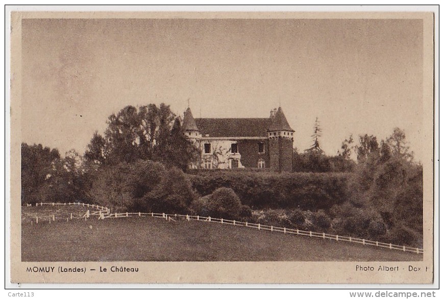 40 - B17176CPA - MOMUY - Chateau - Bon état - LANDES - Autres & Non Classés