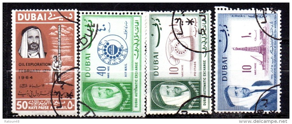 N° 64-67-70-75- -oblitéré - DUBAI - Dubai