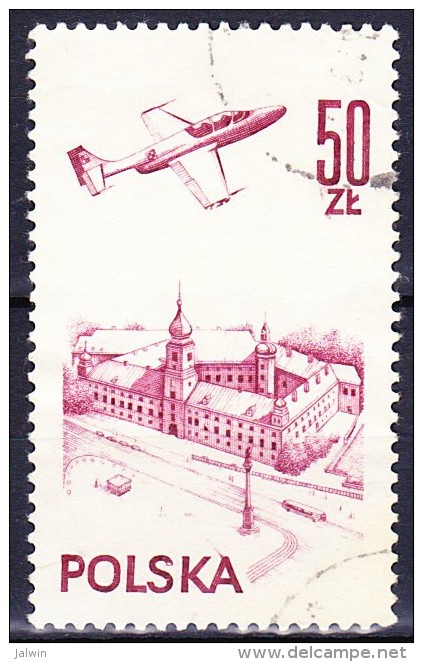 POLOGNE POSTE AERIENNE 1978 YT N° PA 58 Obl. - Oblitérés