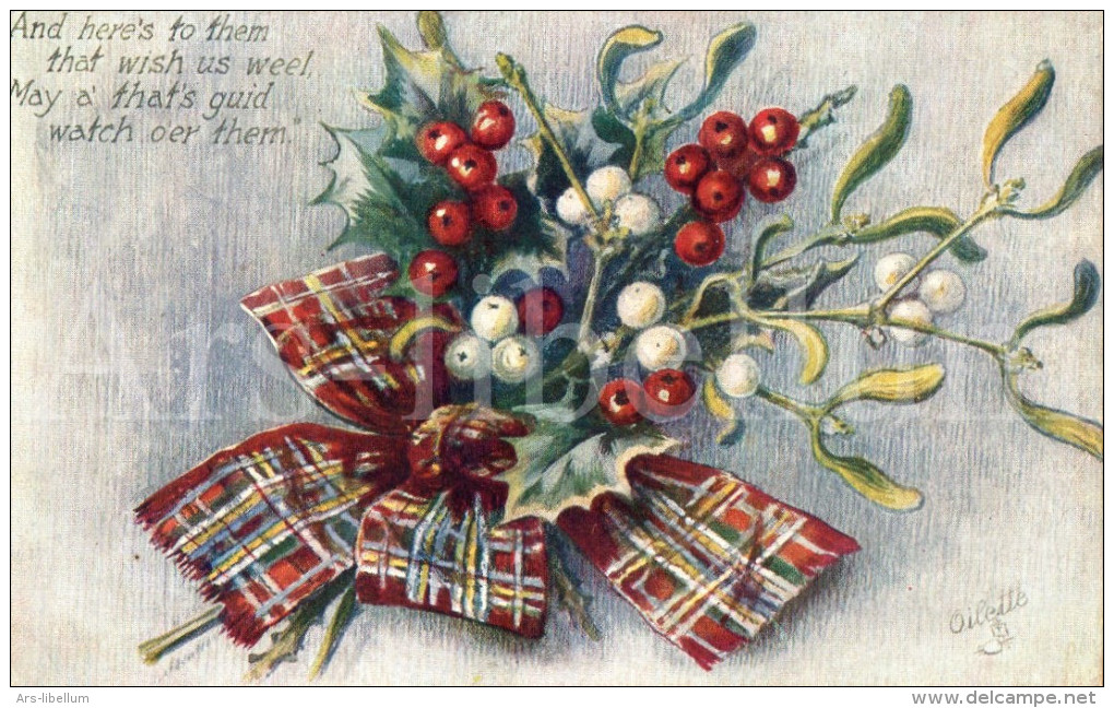 CPA / Postcard / Christmas Card / Carte De Noël / Weihnachtskarte / Oilette / Raphael Tuck & Sons No 9635 / 1915 - Tuck, Raphael