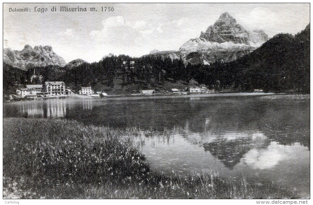 Dolomiti. Lago Di Misurina (1932) - Altri & Non Classificati