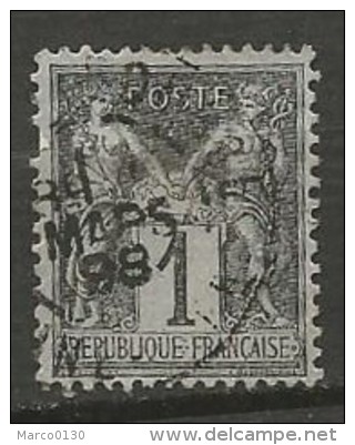 FRANCE N° 83 OBLITERE - 1876-1878 Sage (Type I)