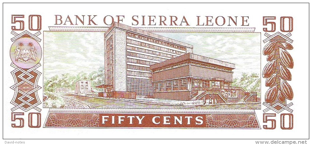 Sierra Leone - Pick 4 - 50 Cents 1984 - Unc - Sierra Leone