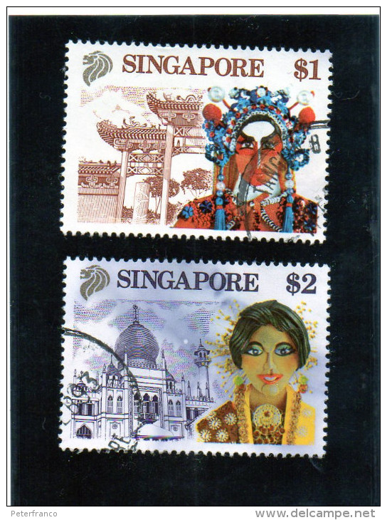 1990 Singapore - Danzatrice E Cantante - Singapore (1959-...)