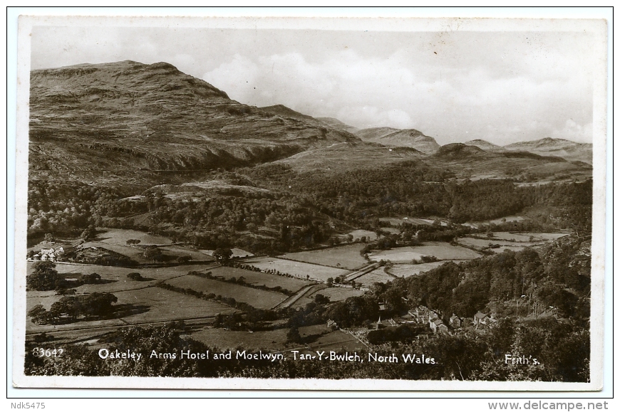 TAN-Y-BWLCH : OAKELEY ARMS HOTEL AND MOELWYN, NORTH WALES - Merionethshire