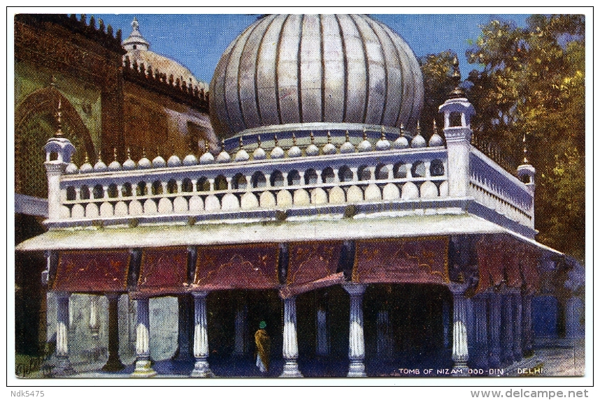 INDIA : DELHI - TOMB OF NIZAM OOD-DIN (TUCK´S OILETTE) - India