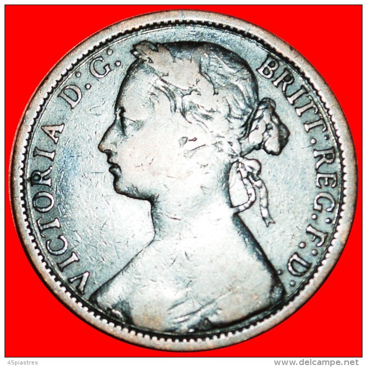 * MISTRESS OF SEAS: UNITED KINGDOM &#9733; PENNY 1874! SHIP! LOW START &#9733; NO RESERVE! Victoria (1837-1901) - D. 1 Penny