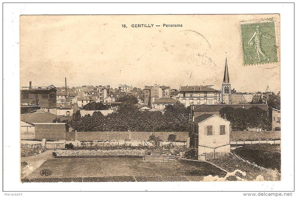 GENTILLY - VAL DE MARNE - PANORAMA - Gentilly