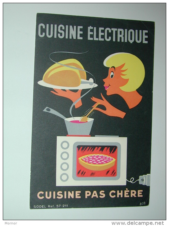 BUVARD  CUISINE ELECTRIQUE Four  Cuisinère - Electricity & Gas