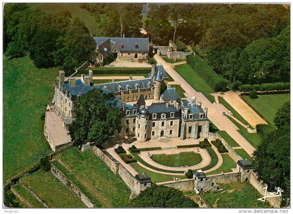 LANVELLEC     CHATEAU   VUE AERIENNE - Lanvellec