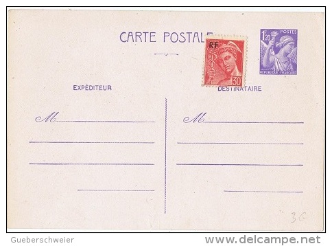 FR-ENT1 - FRANCE Lot De 20 Entiers Cartes Postales à Voir - Collections & Lots: Stationery & PAP
