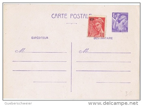 FR-ENT1 - FRANCE Lot De 20 Entiers Cartes Postales à Voir - Lots Et Collections : Entiers Et PAP