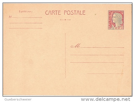 FR-ENT1 - FRANCE Lot De 20 Entiers Cartes Postales à Voir - Lots Et Collections : Entiers Et PAP