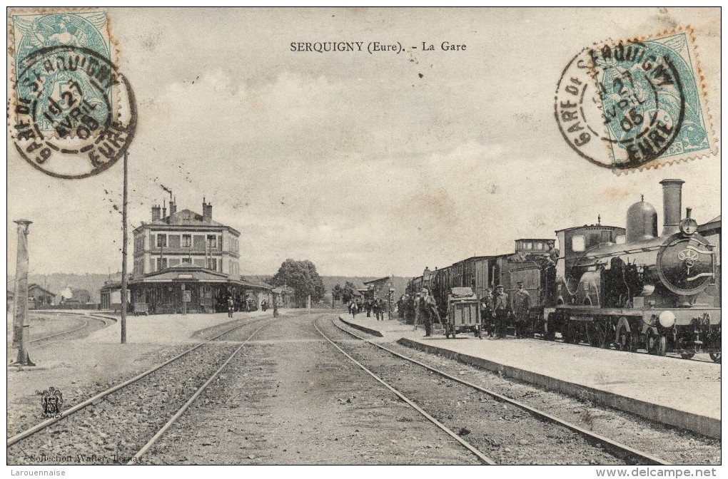27 - SERQUIGNY - La Gare - Serquigny