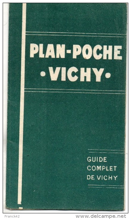 Plan De Poche. Vichy. 1925 - Europe