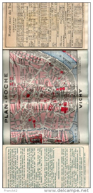 Plan De Poche. Vichy. 1925 - Europe