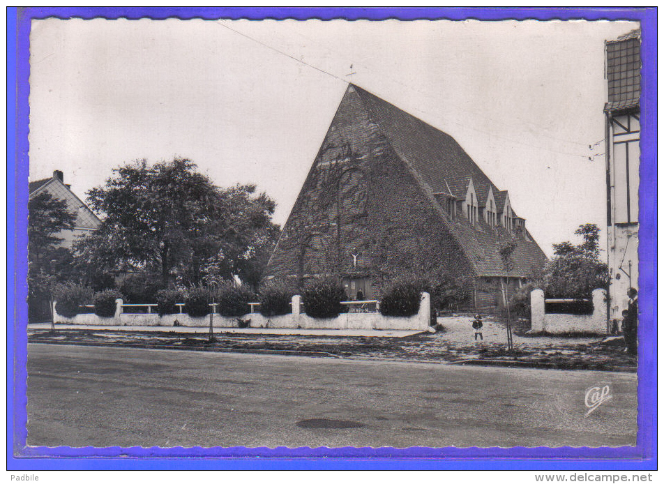 Carte Postale 62. Fort-Mahon-Plage  L'église Trés Beau Plan - Autres & Non Classés