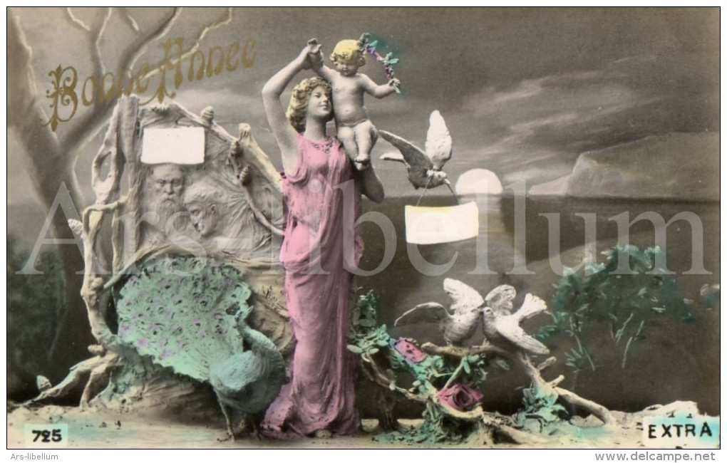 CPA / Postcard / New Year Card / Carte De Nouvel An / Bonne Année / Mastroianni Style / EXTRA No 725 / 1911 - Mastroianni