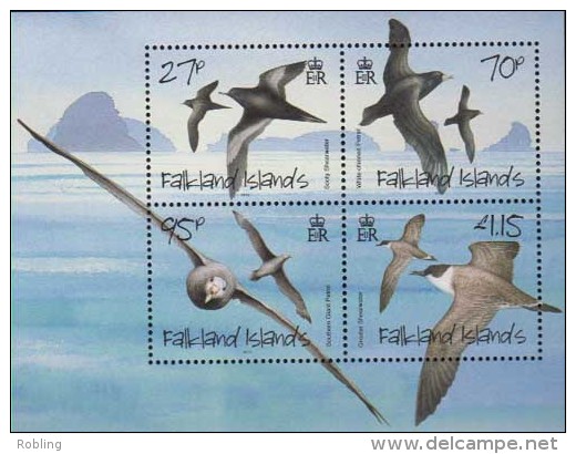 Antarctic.Falklands Islands.2011.Birds.Sheet.4v.MNH.22181 - Other & Unclassified