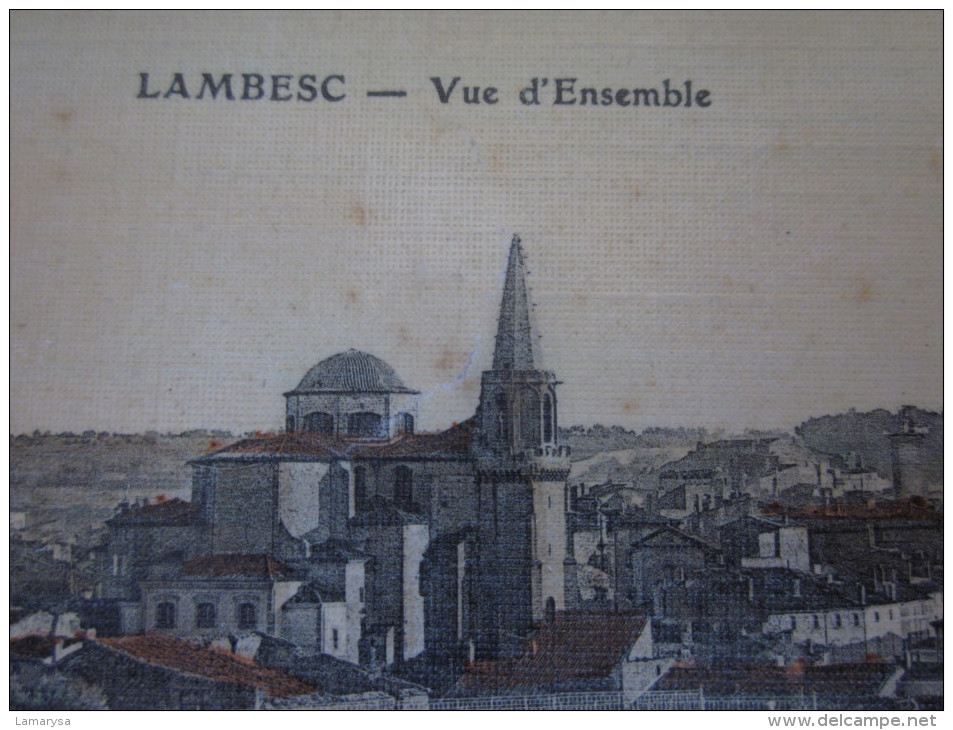 1917 CPA De LAMBESC V.G. Département Bouches-du-Rhône Région Provence-Alpes Cote D'Azur CAD CONVOYEUR  SALON à - Lambesc