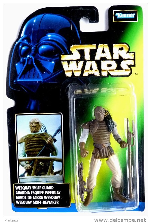 1 BLISTER EU FIGURINE STAR WARS  LA  GUERRE DES ETOILE BLISTER US STAR WARS THE POWER OF THE FORCE WEEQUAY SKIFF GUARD - Power Of The Force