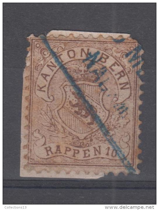 SUISSE - Fiscal 10 Rappen Canton De Berne - Revenue Stamps