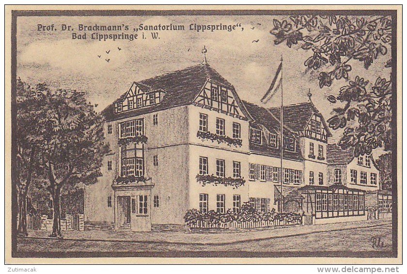 Bad Lippspringe - Prof Dr Brackmann´s Sanatorium - Bad Lippspringe