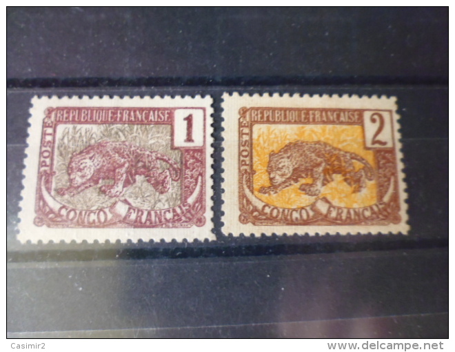 CONGO  TIMBRE OU SERIE YVERT N° 27.28 - Neufs