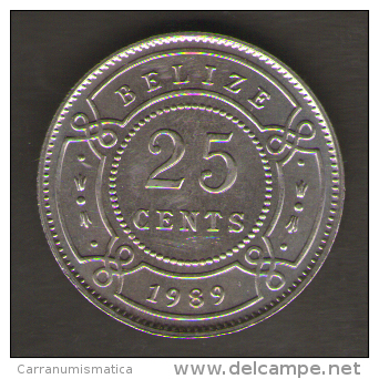 BELIZE 25 CENTS 1989 - Belize