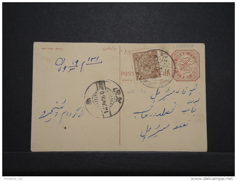 INDES - Entier Postal Voyagé - A Voir - Lot P14289 - Hyderabad