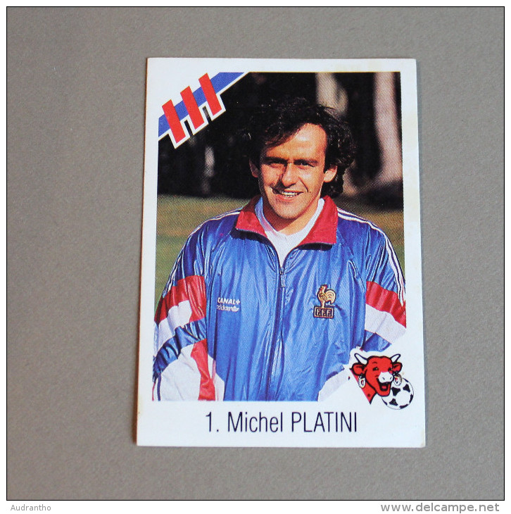 Football 1992 EURO Image Vache Qui Rit  Michel PLATINI équipe De France N°1 - Autres & Non Classés