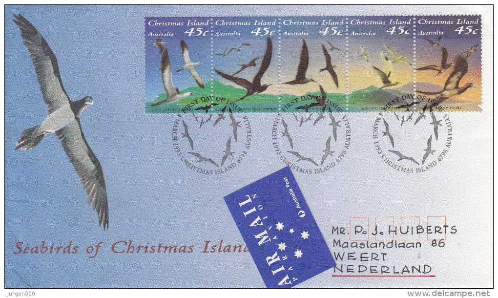 Australië-Christmas Island, 1993 (7635) - Albatrosse & Sturmvögel