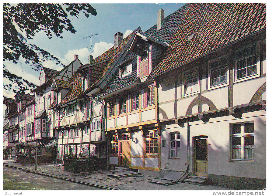 Lemgo - Fachwerkhauser Am Kirchplatz St Nikolai 1976 - Lemgo