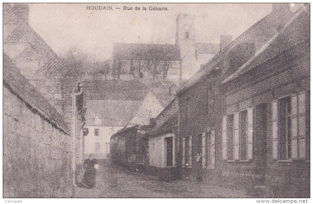 Carte 1910 HOUDAIN / RUE DE LA GEHARIE - Houdain